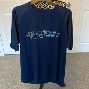 Mens Reebok nylon running shirt without pocket